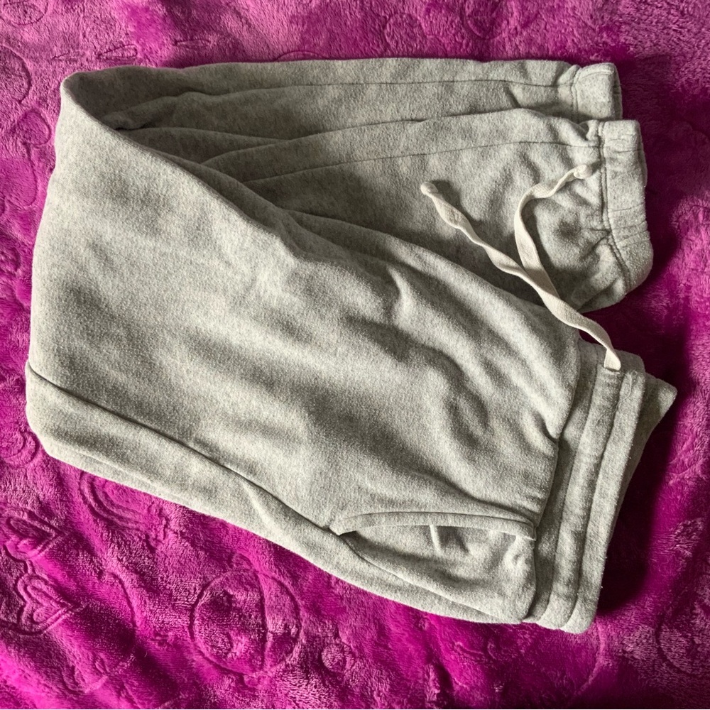 Grey sweatpants